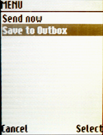 j2me sms midlet odesílaní
